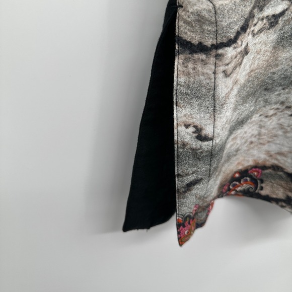 John Mark Top Shirt Size XL Petite Granny Square Crochet Artsy Boho Grunge Indie - Picture 10 of 12